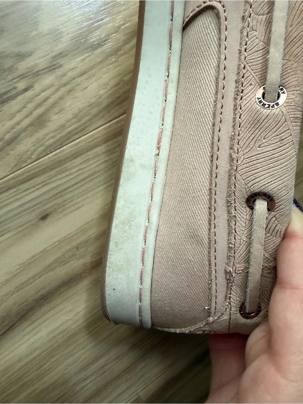 Sperry Women's Blush Pink Boat Shoes 8